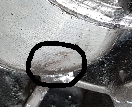 Kratzspuren im Getriebegehäuse, Skoda Octavia II Getr.JPEG