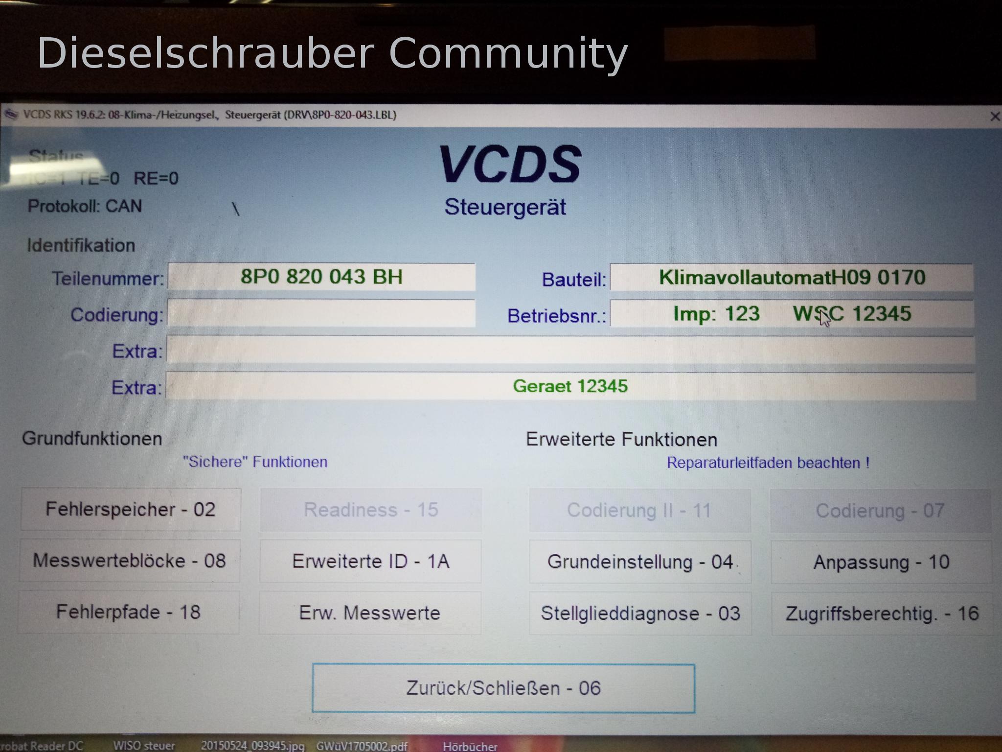 Codierung und Codierung II nach Softwareupdate ausgegraut IMG_20200509_180034.jpg