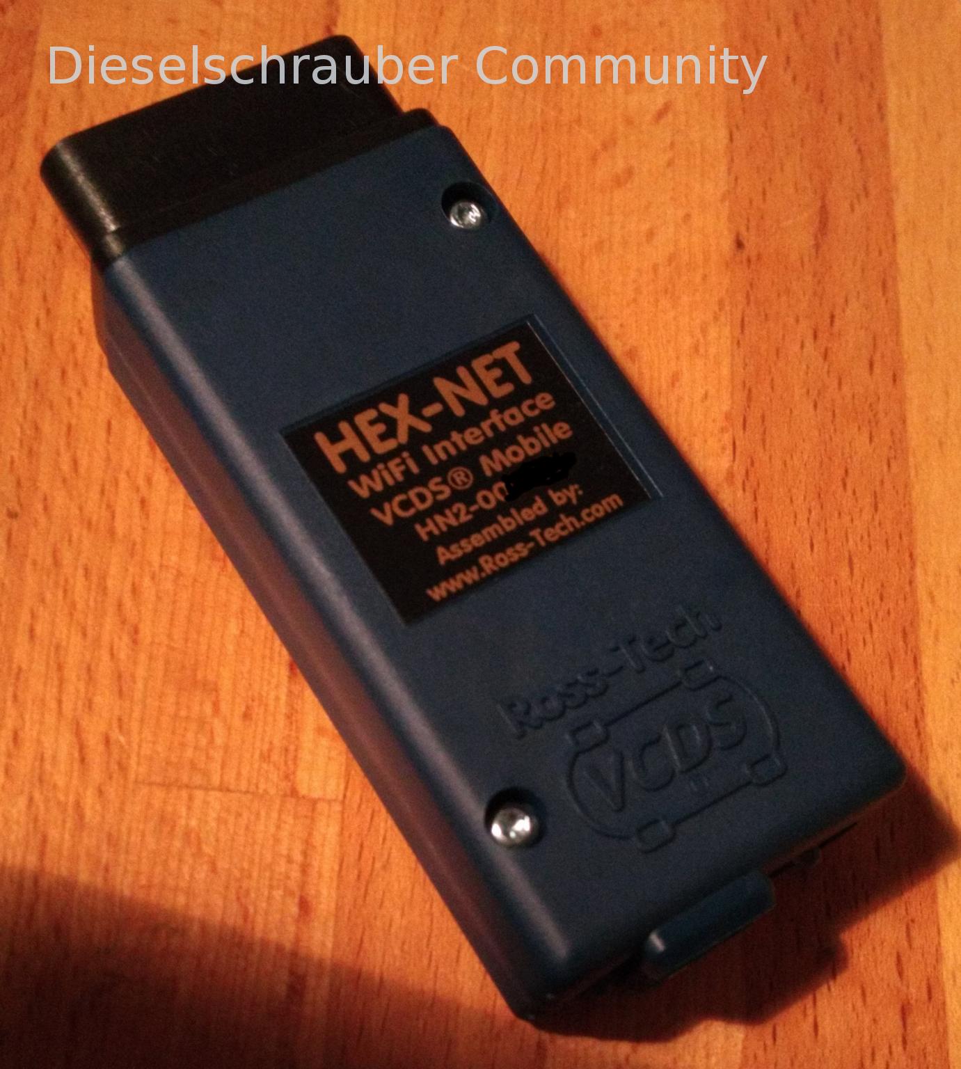 Neueste Generation 2 vom HEX-NET mit Vorbereitung für DoIP: blaues HEX-NET. HEX-NET-V2.jpg