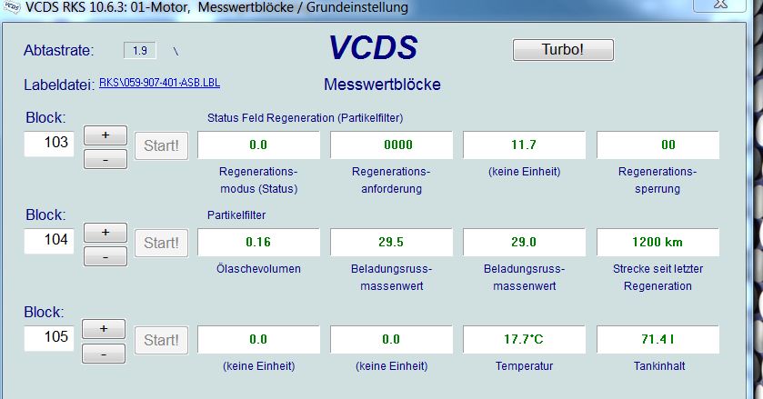 DPF Probleme Golf 6 CR MKB: CBAC 103 104 105.JPG