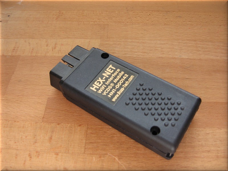 Drahtlose Weiterentwicklung des Ross-Tech HEX-USB+CAN® Interface: Das VCDS-Mobile® System.
(Bild zeigt die Vorgänger-Generation) VCDSMOBILE.jpg