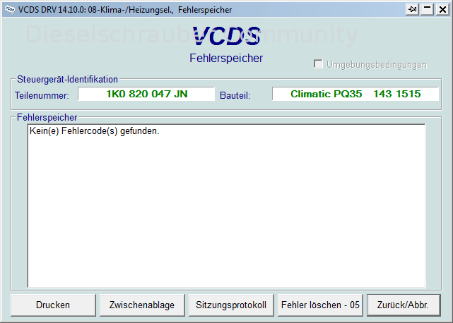 Touran: Klimaanlage kühlt nicht NoError.png