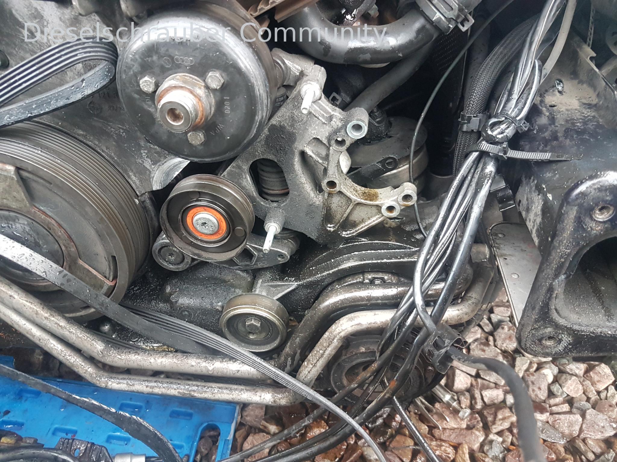 Audi A6 4B 2.5TDI Riemenspanner/Schwingungsdämpfer ...