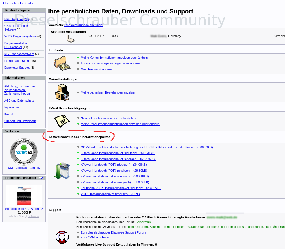 Wo finde ich die Downloads für VCDS, RKS+CAN, KDataScope, KPower, GS-911 etc. im Kundenkonto? Softwaredownloads.png