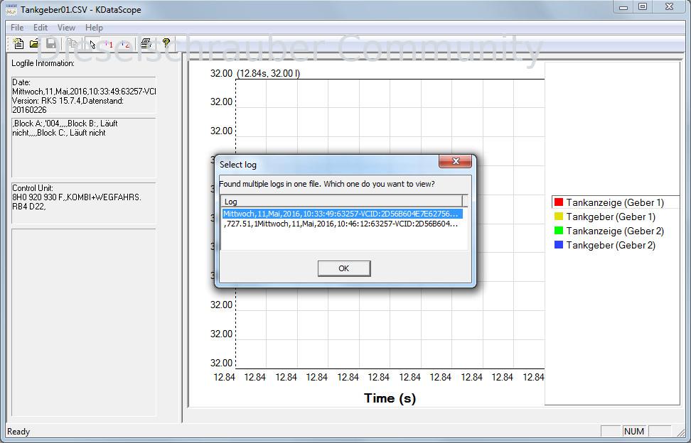 Neues KDataScope Release 2.05, Kompatibilität mit seltenen Betriebssystemkonfigurationen verbessert.
KDataScope ist ein Logfile Viewer fĂźr VCDS, RKS+CAN und GS-911. KDataScope-2.0.4.jpg