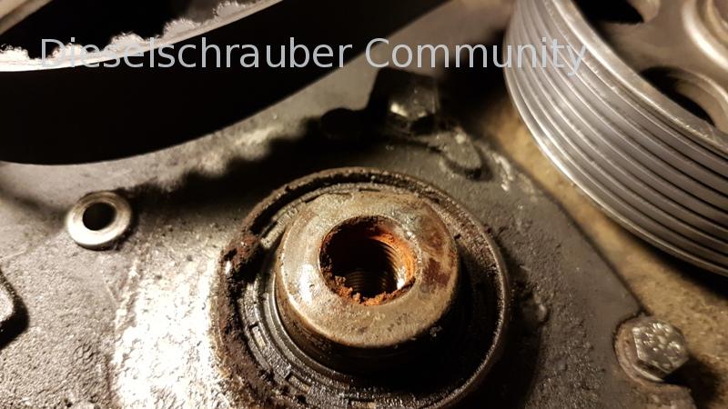 Timing belt pulley, KW brand, worn out - AFN engine 6.jpg