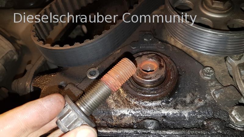 Timing belt pulley, KW brand, worn out - AFN engine 5.jpg