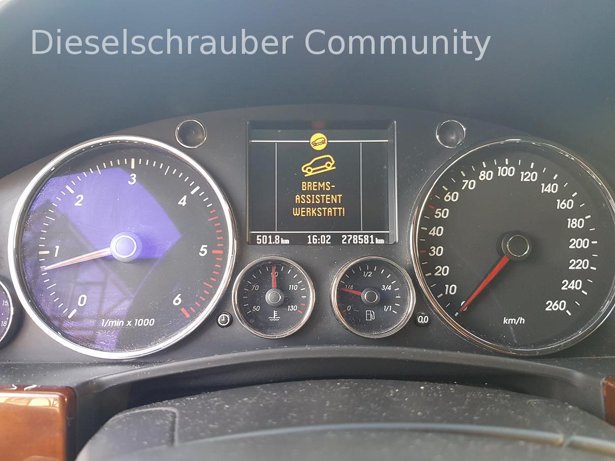 Touareg 7L 3.0 V6 TDI Brake Assist Workshop Bremsassistent Werkstatt.JPG