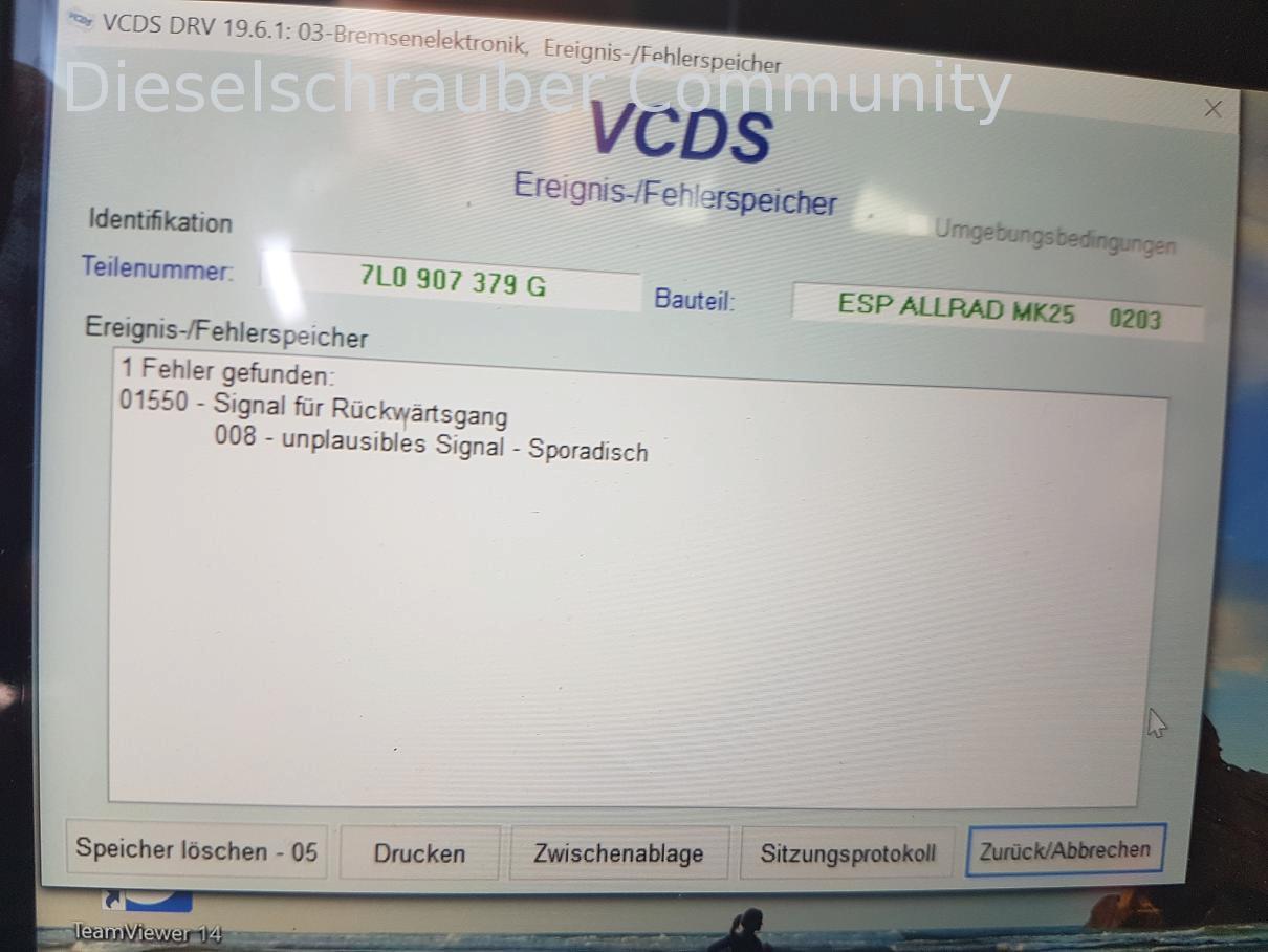 Touareg 7L 3.0 V6 TDI Brake Assist Workshop Fehlerspeicher ABS.JPG