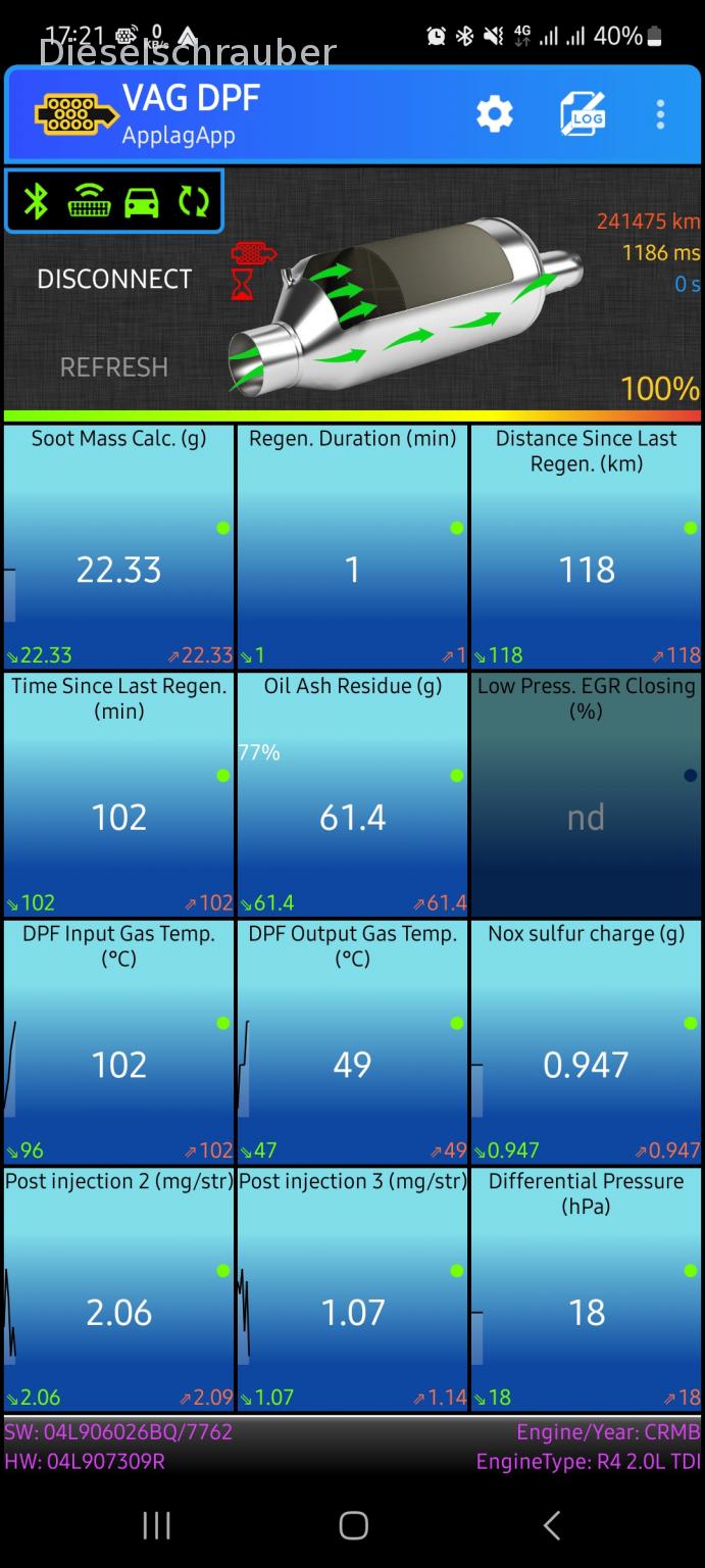 241475km/22.33g/Start Regeneration Screenshot_20231123_172110_VAG DPF.jpg