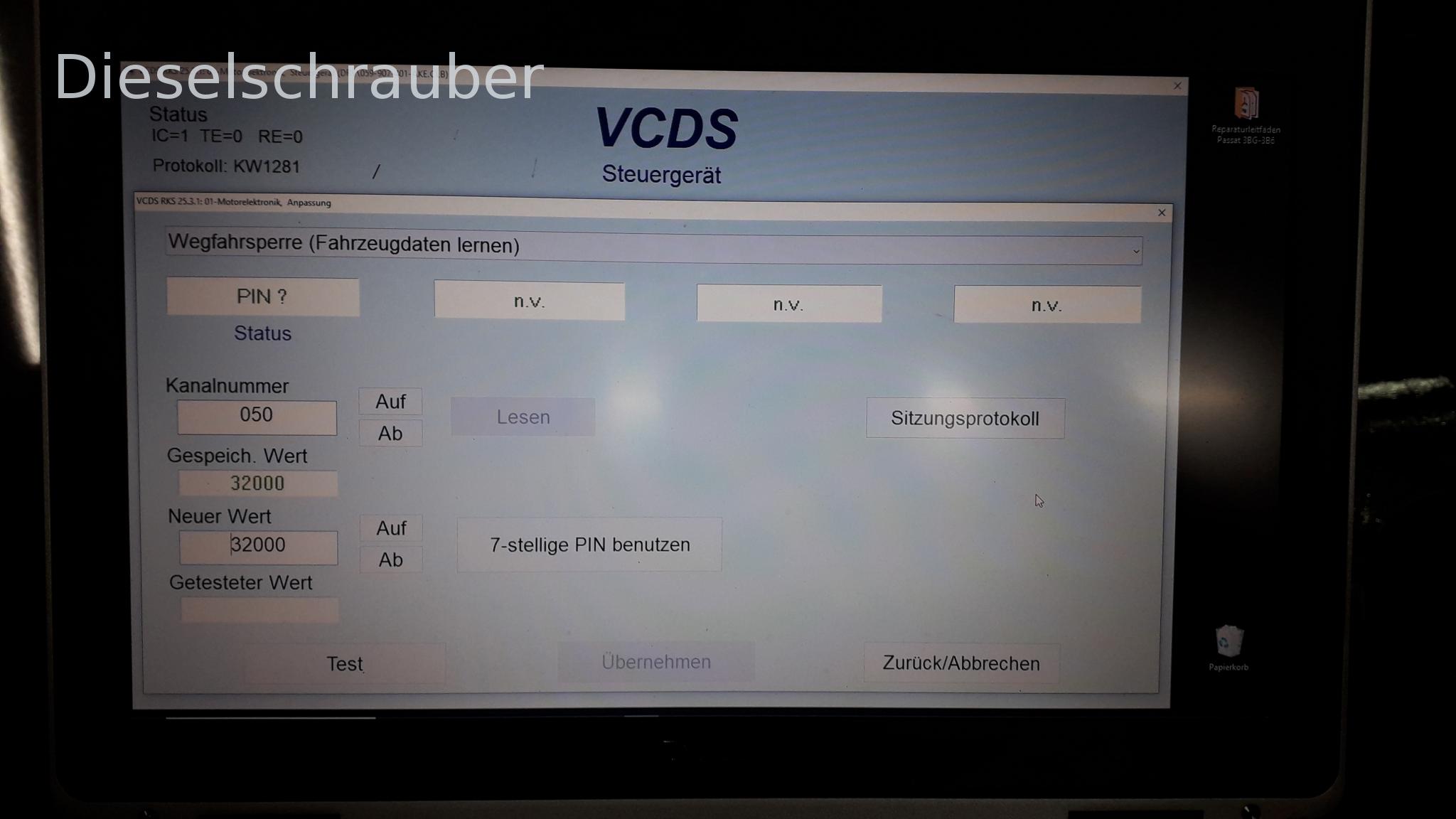 VP44 Replacement: WFS Adjustment Not Possible (VW) VCDS20251122_163342.jpg