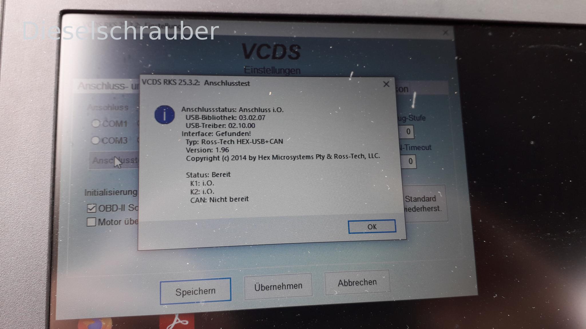 Message after connection test: CAN: Not ready 20260417_162821.jpg