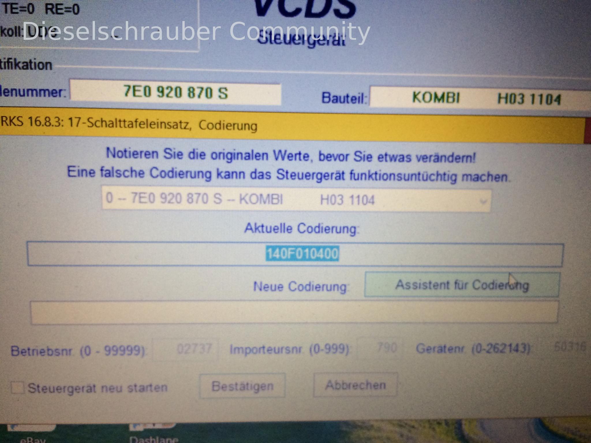 VW T6 Gurtwarnung mit VCDS ausschalten image.jpg