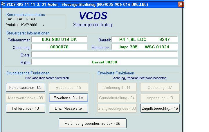 Touran: Errore P01314, sensore O2 non funzionante touran keine vorglühlampe.JPG