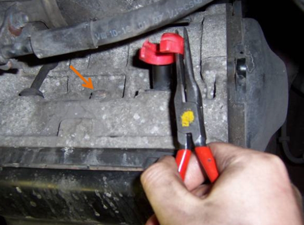 Automatikgetriebe Golf 3, Ölschraube Getriebeschraube.jpg